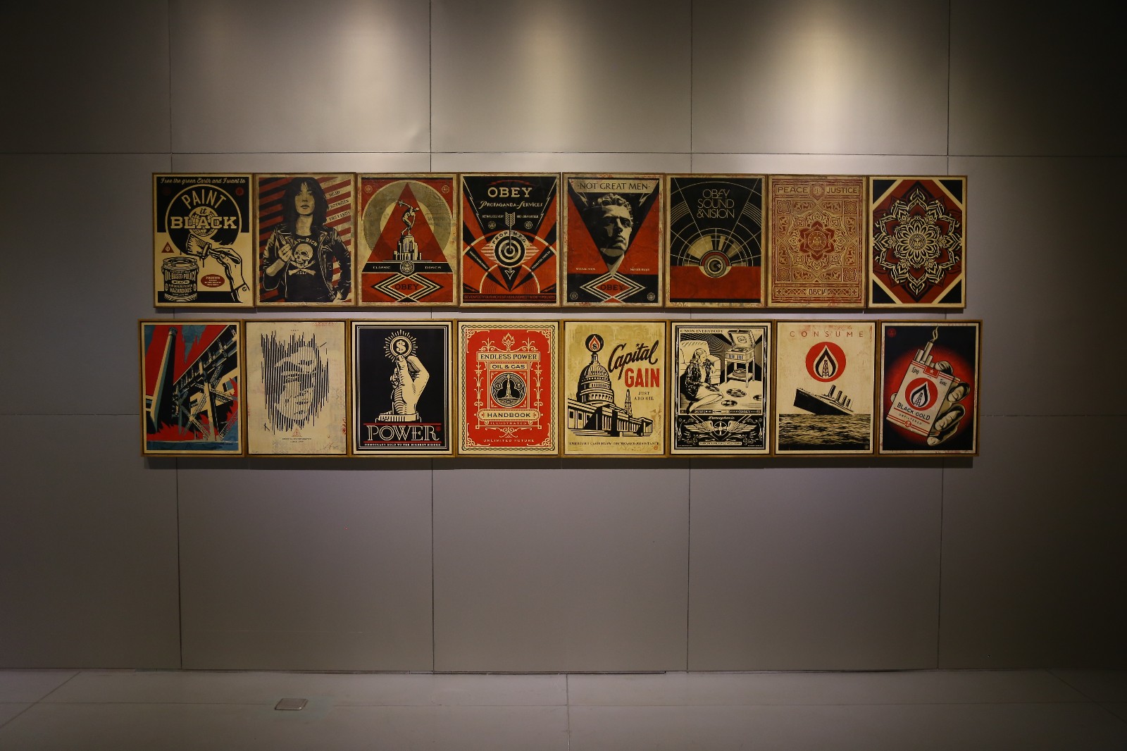 谢泼德·费利(shepard fairey(obey 作品"后当代城市自白7019"展览