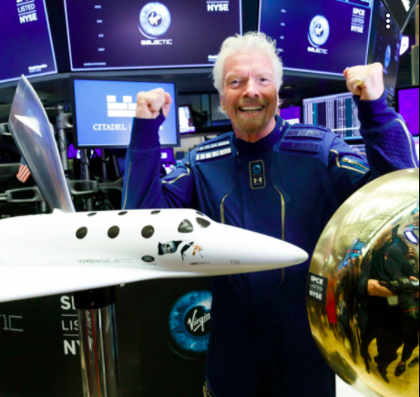 维珍银河创始人布兰森上天酝酿十多年的梦