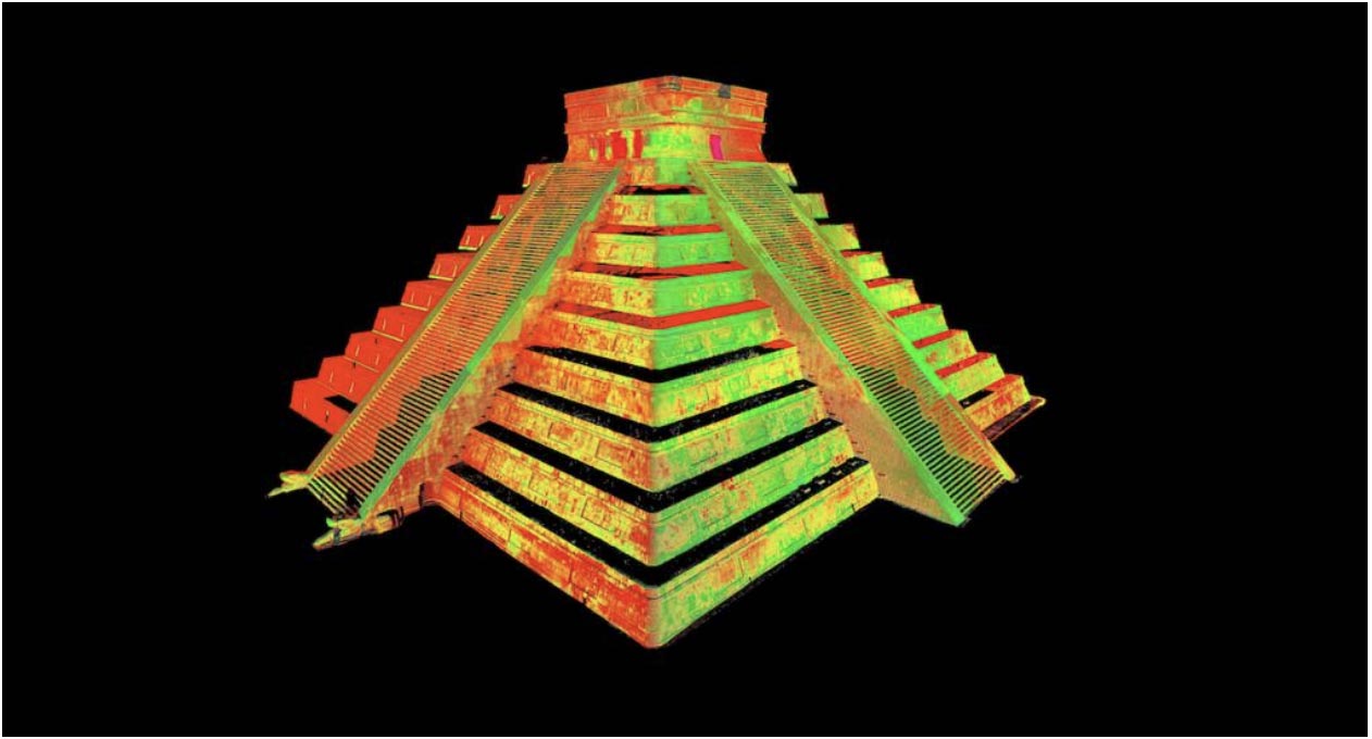利用摄影测量和激光雷达扫描技术,谷歌创造了奇琴伊察遗址的三维