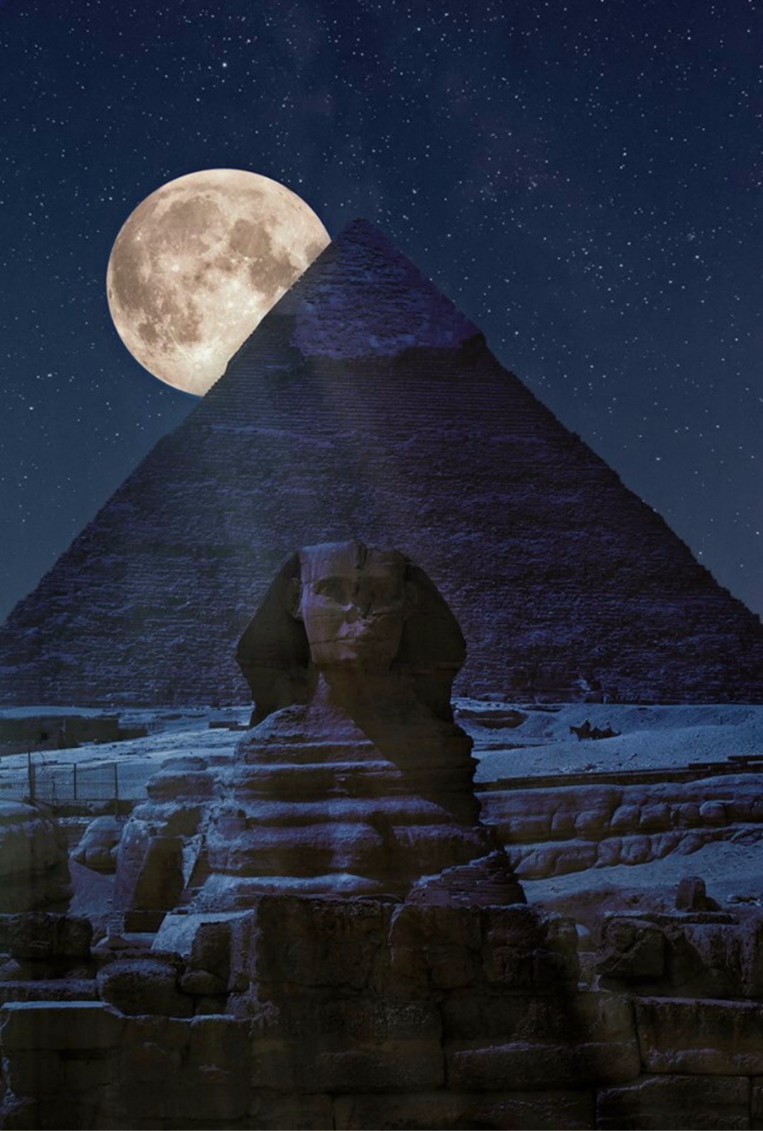 月球上的金字塔图片