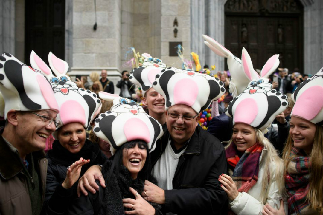 图集纽约复活节帽子秀欢乐登场