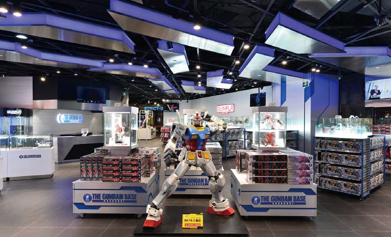the gundam base shanghai(高达基地上海)在2018年8月于上海开业在